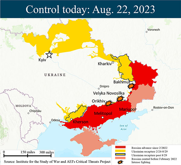 The Russia-Ukraine War Report Card, Aug. 22, 2023 | Russia Matters